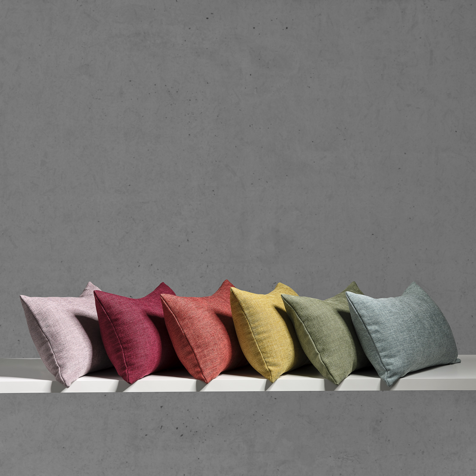 Bright orange cushions sales