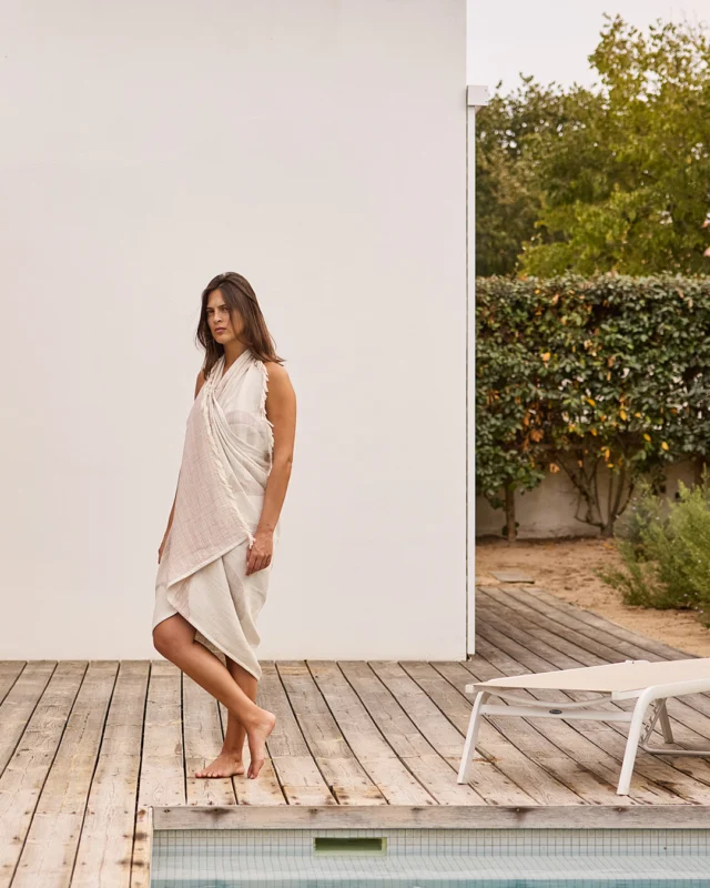 SUMMER HIGHLIGHTS 

A garment that dances with the wind - Pareo Impala is a soft embrace of cotton and linen, bringing freshness and lightness to the body.

Versatile and fluid, it adapts gracefully to summer days, whether on the beach or in the comfort of home.

Discover our summer highlights at seasonhomecollection.com

#seasonhomecollection
#hometextile
#madeinportugal
#sustainability
#summerhighlights 
#summer